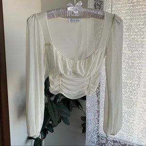 Beautiful Sheer Mesh Long Sleeve